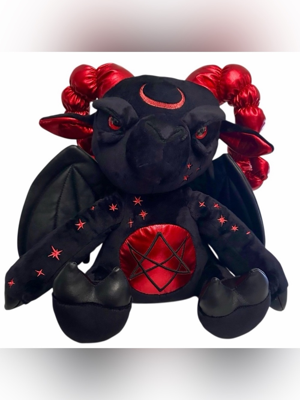 Killstar KREEPTURES 13.3” Baphopet: Crimson Halloween Toy Plush